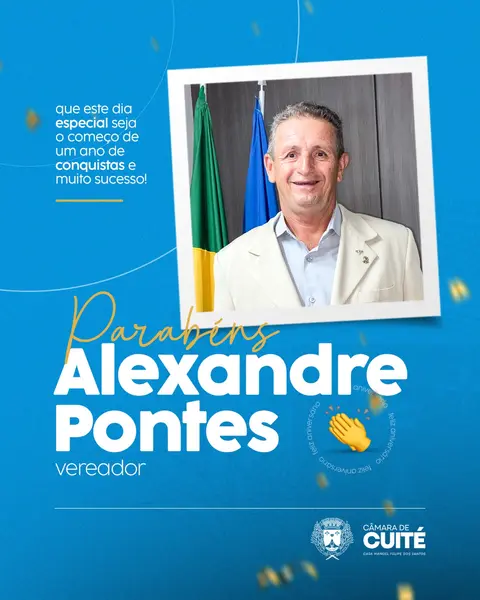 PARABÉNS, VER. ALEXANDRE! 🎂