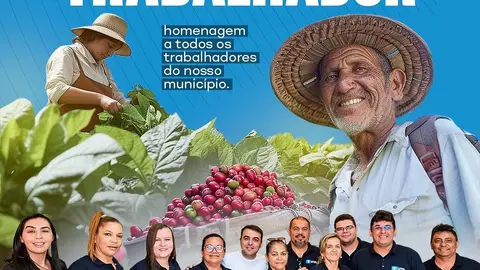 Aos TRABALHADORES e às TRABALHADORAS do nosso município