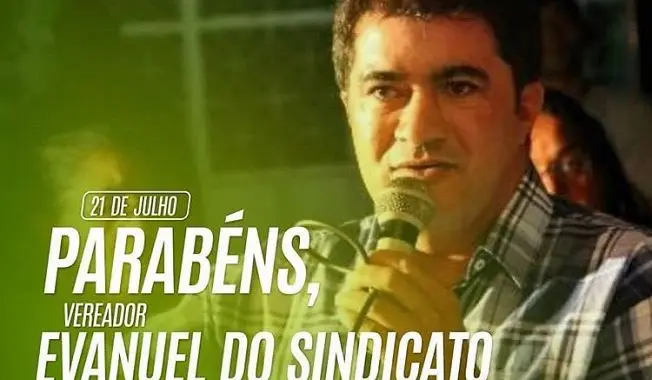Parabéns, vereador Evanuel