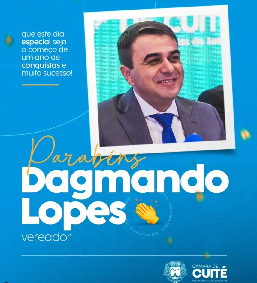 Parabéns, Presidente Dagmando!