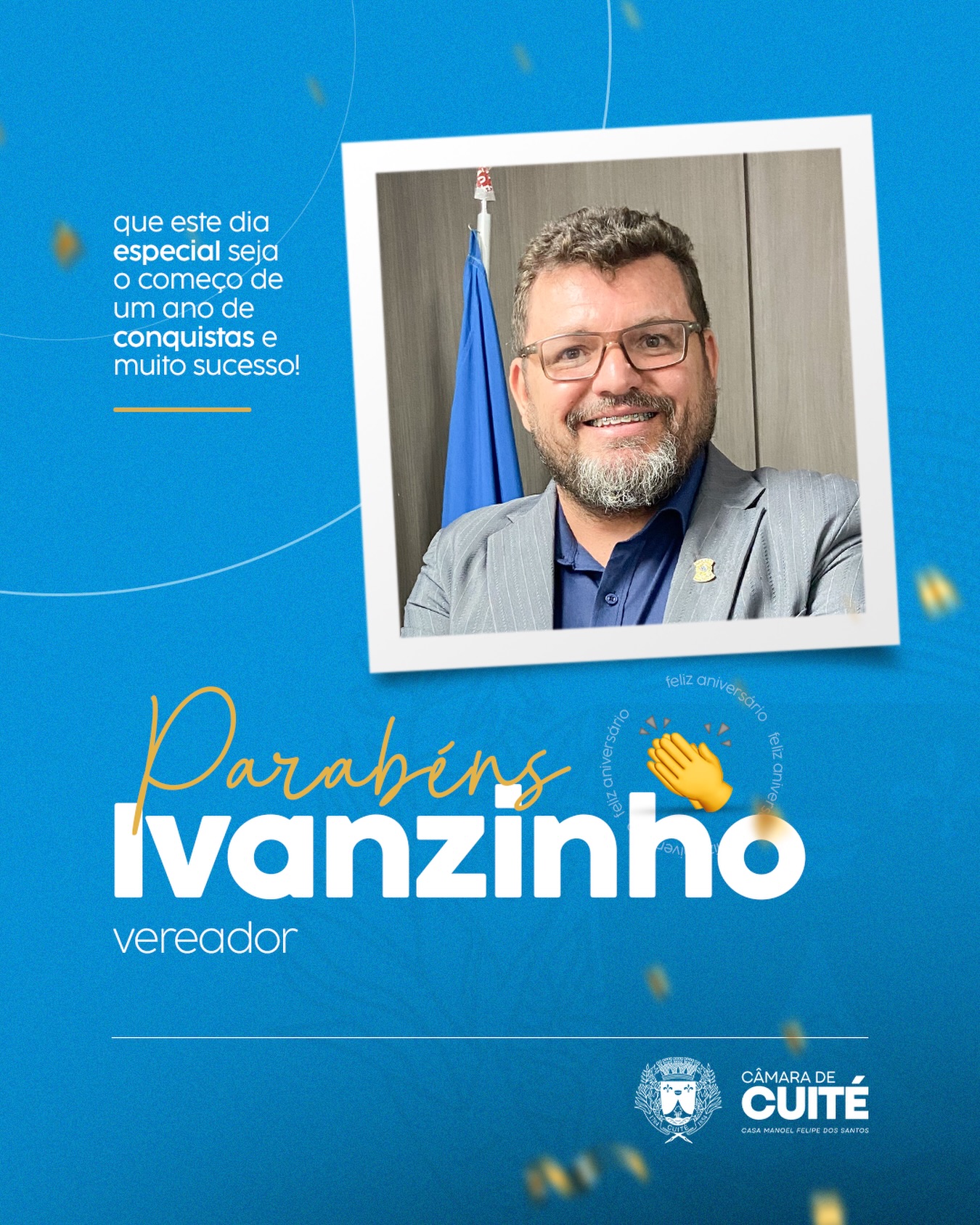 PARABÉNS, VEREADOR IVANZINHO! 🥳