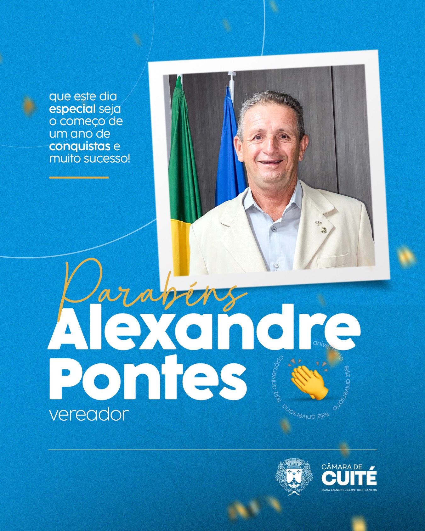 PARABÉNS, VER. ALEXANDRE! 🎂