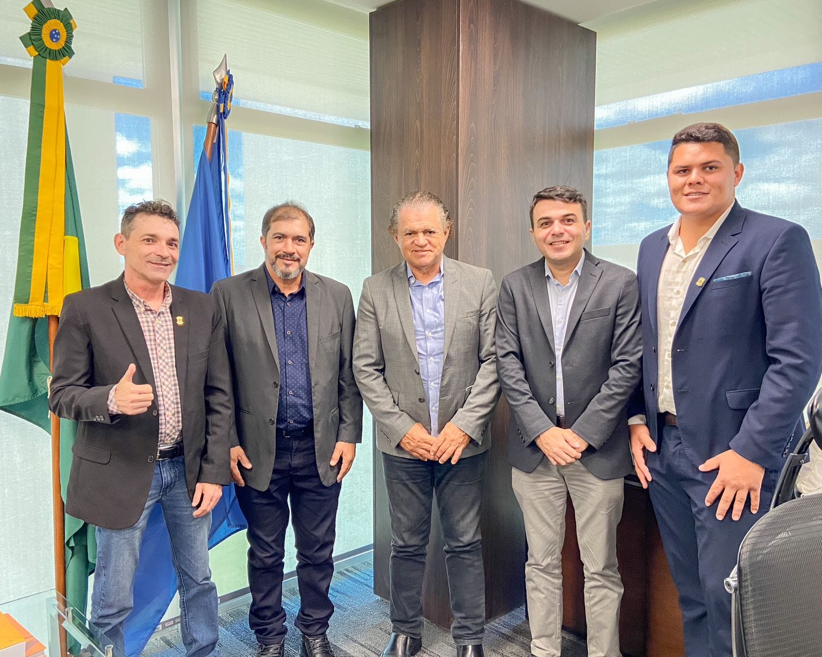 Vereadores de Cuité visitam Conselheiro do Tribunal de Contas do Distrito Federal
