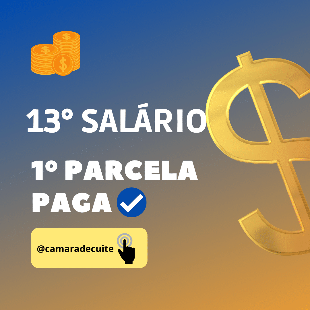 Câmara de Cuité efetuou primeira parcela do pagamento do 13° salário de servidores