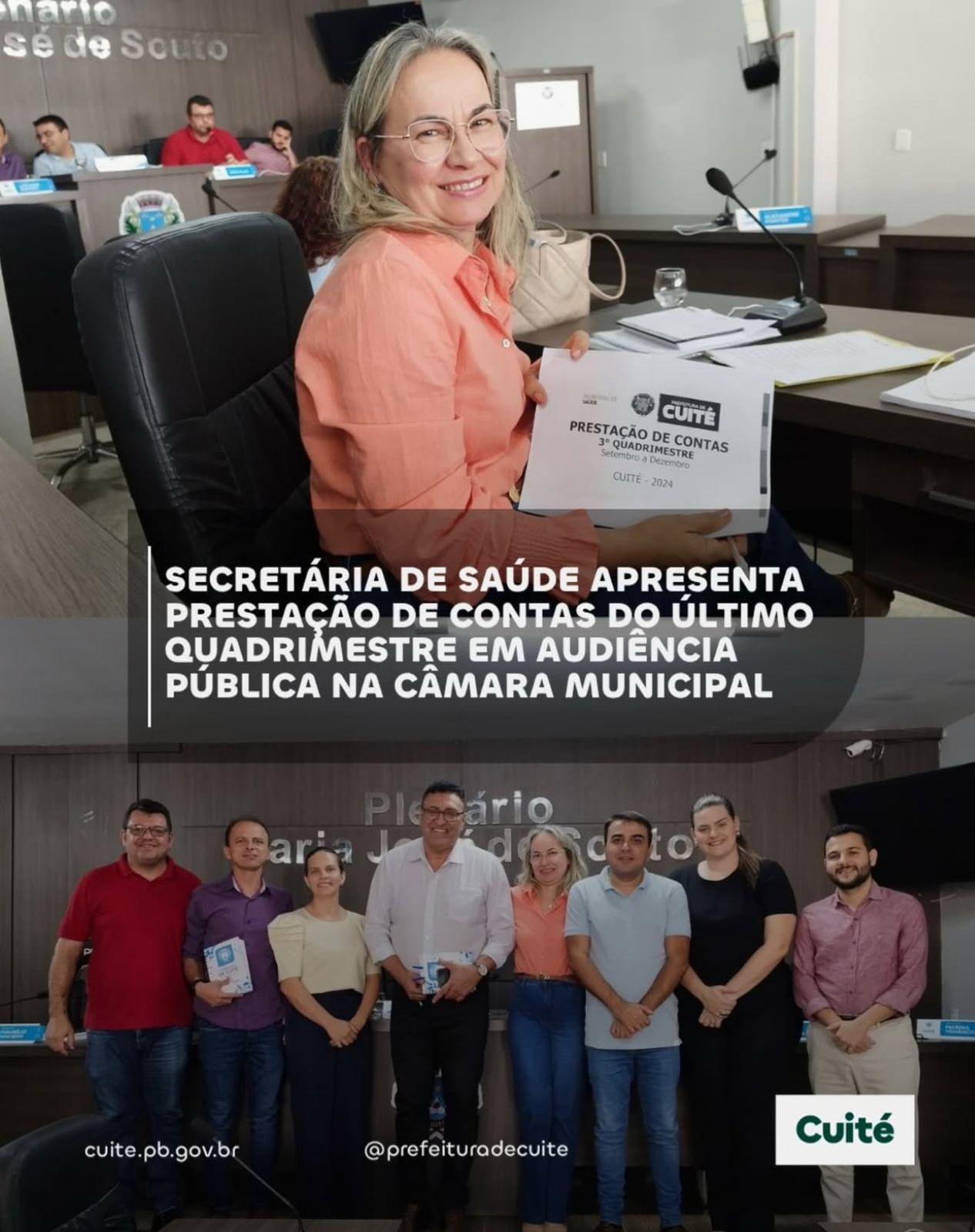 Prestação de contas da saúde! 📊📑