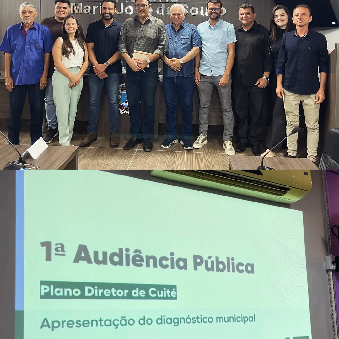Plano Diretor de Cuité Inicia Fase de Debates com Audiência Pública Participativa