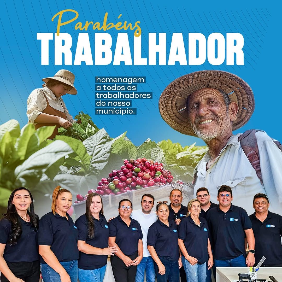 Aos TRABALHADORES e às TRABALHADORAS do nosso município